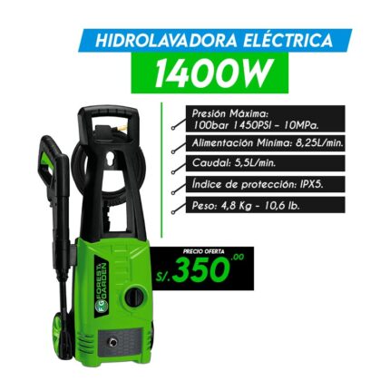 HIDROLAVADORA FOREST 1400W