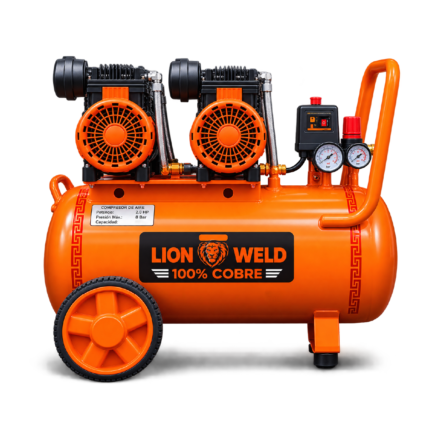 COMPRESORA DE AIRE 50 LITROS SIN ACEITE - LIONWELD